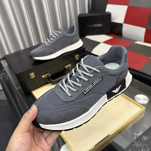 Wholesale Armani Casual Shoes For Men #1455225 $82.00 USD, Wholesale Quality Replica Armani Casual Shoes