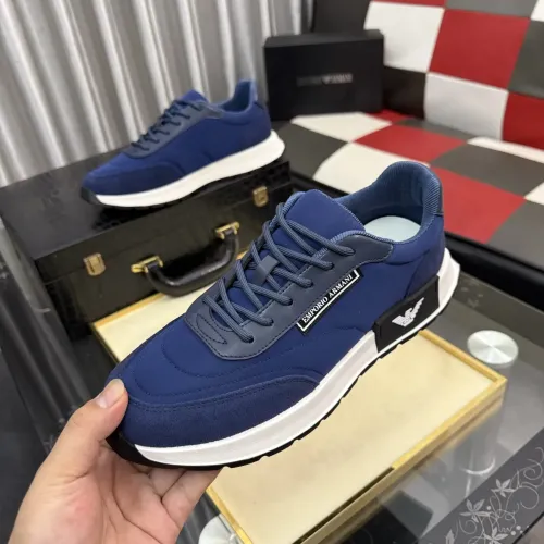 Wholesale Armani Casual Shoes For Men #1455226 $82.00 USD, Wholesale Quality Replica Armani Casual Shoes