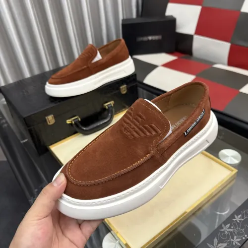 Wholesale Armani Casual Shoes For Men #1455229 $88.00 USD, Wholesale Quality Replica Armani Casual Shoes
