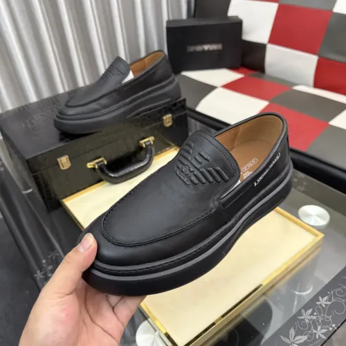 Wholesale Armani Casual Shoes For Men #1455231 $88.00 USD, Wholesale Quality Replica Armani Casual Shoes