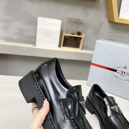 Replica Prada Leather Shoes For Men #1455234 $98.00 USD for Wholesale