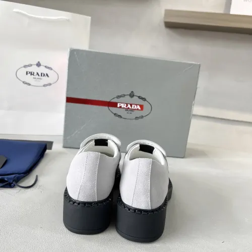 Replica Prada Leather Shoes For Men #1455248 $98.00 USD for Wholesale