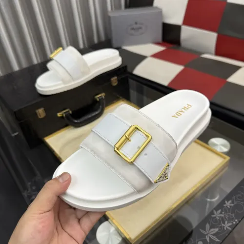 Wholesale Prada Slippers For Men #1455251 $60.00 USD, Wholesale Quality Replica Prada Slippers