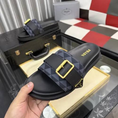 Wholesale Prada Slippers For Men #1455252 $60.00 USD, Wholesale Quality Replica Prada Slippers