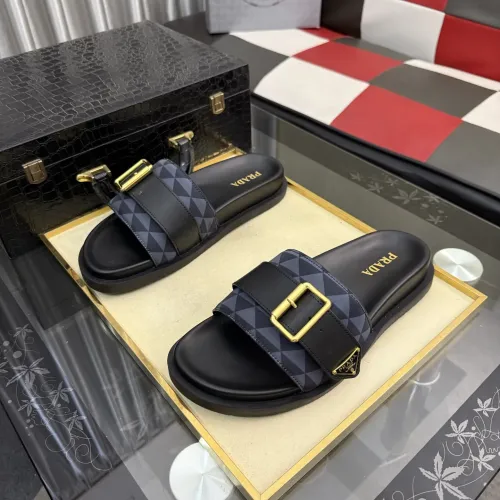 Replica Prada Slippers For Men #1455252 $60.00 USD for Wholesale