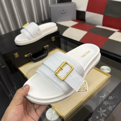 Wholesale Prada Slippers For Men #1455255 $60.00 USD, Wholesale Quality Replica Prada Slippers