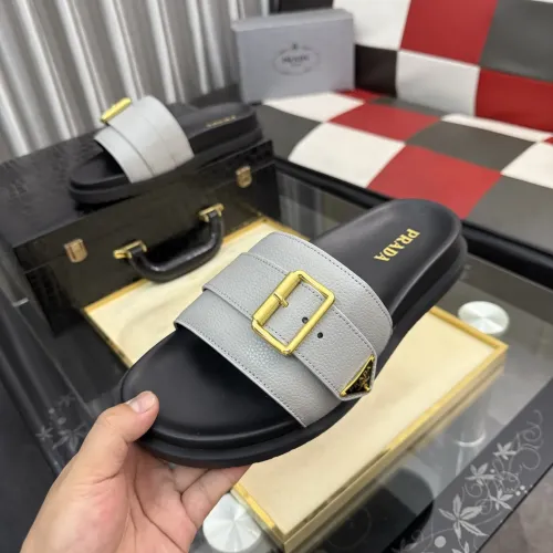Wholesale Prada Slippers For Men #1455263 $60.00 USD, Wholesale Quality Replica Prada Slippers