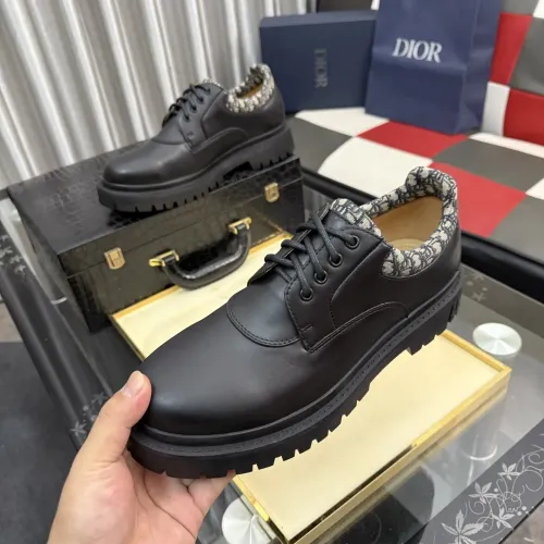 Wholesale Christian Dior Leather Shoes For Men #1455392 $102.00 USD, Wholesale Quality Replica Christian Dior Leather Shoes