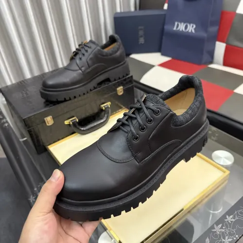 Wholesale Christian Dior Leather Shoes For Men #1455393 $102.00 USD, Wholesale Quality Replica Christian Dior Leather Shoes