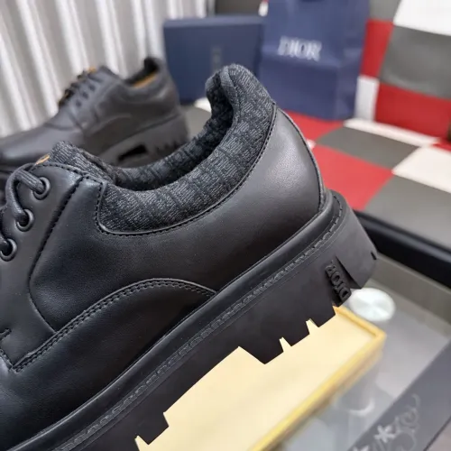 Replica Christian Dior Leather Shoes For Men #1455393 $102.00 USD for Wholesale