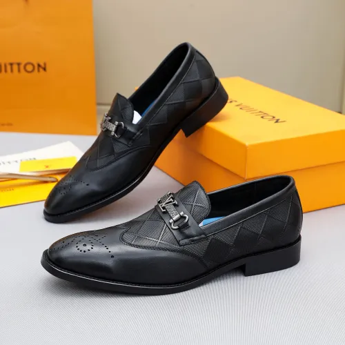 Wholesale Louis Vuitton LV Oxfords Shoes For Men #1455406 $92.00 USD, Wholesale Quality Replica Louis Vuitton LV Oxfords Shoes