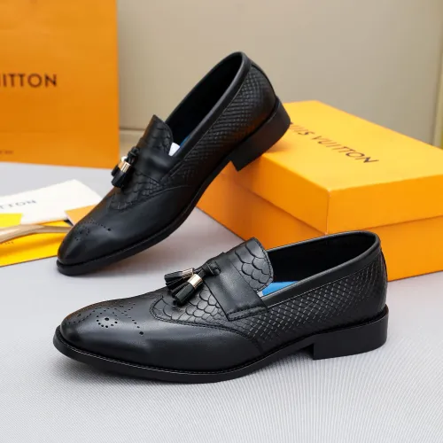 Wholesale Louis Vuitton LV Oxfords Shoes For Men #1455407 $92.00 USD, Wholesale Quality Replica Louis Vuitton LV Oxfords Shoes