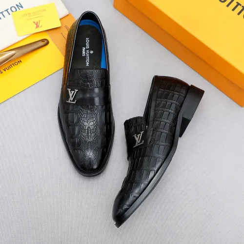 Replica Louis Vuitton LV Oxfords Shoes For Men #1455408 $92.00 USD for Wholesale