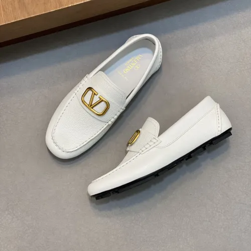 Wholesale Valentino Leather Shoes For Men #1455467 $115.00 USD, Wholesale Quality Replica Valentino Leather Shoes