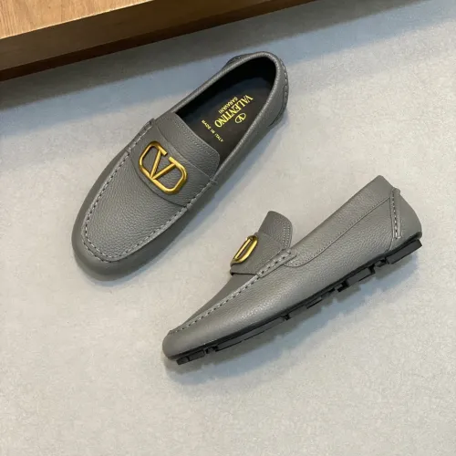 Wholesale Valentino Leather Shoes For Men #1455470 $115.00 USD, Wholesale Quality Replica Valentino Leather Shoes