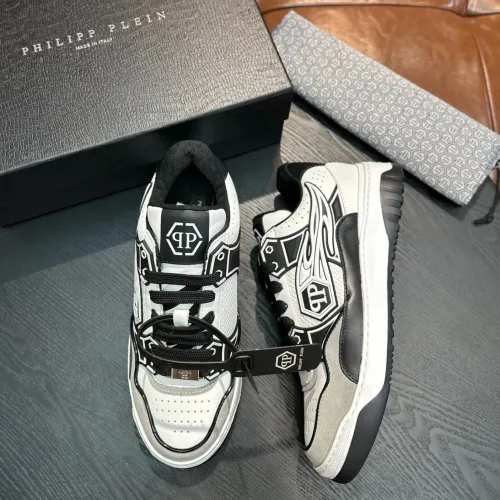 Wholesale Philipp Plein PP Casual Shoes For Men #1455476 $130.00 USD, Wholesale Quality Replica Philipp Plein PP Casual Shoes