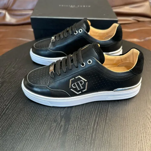 Wholesale Philipp Plein PP Casual Shoes For Men #1455501 $125.00 USD, Wholesale Quality Replica Philipp Plein PP Casual Shoes