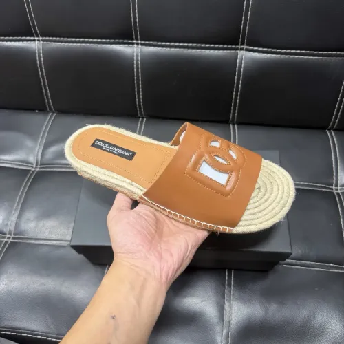 Replica Dolce & Gabbana D&G Slippers For Men #1455517 $60.00 USD for Wholesale