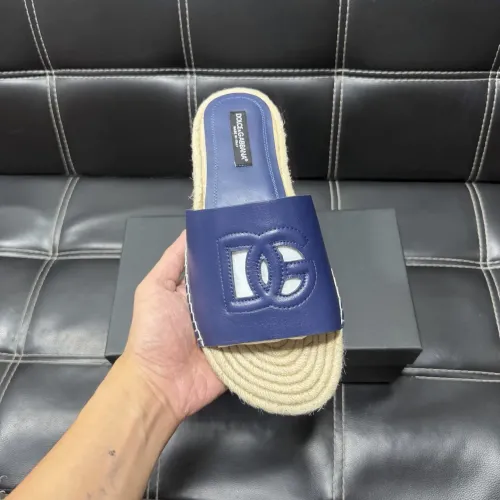 Replica Dolce & Gabbana D&G Slippers For Men #1455518 $60.00 USD for Wholesale