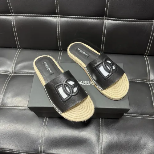 Wholesale Dolce &amp; Gabbana D&amp;G Slippers For Men #1455519 $60.00 USD, Wholesale Quality Replica Dolce &amp; Gabbana D&amp;G Slippers