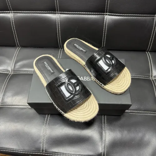 Wholesale Dolce &amp; Gabbana D&amp;G Slippers For Men #1455520 $60.00 USD, Wholesale Quality Replica Dolce &amp; Gabbana D&amp;G Slippers