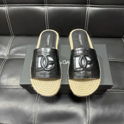 Replica Dolce & Gabbana D&G Slippers For Men #1455520 $60.00 USD for Wholesale