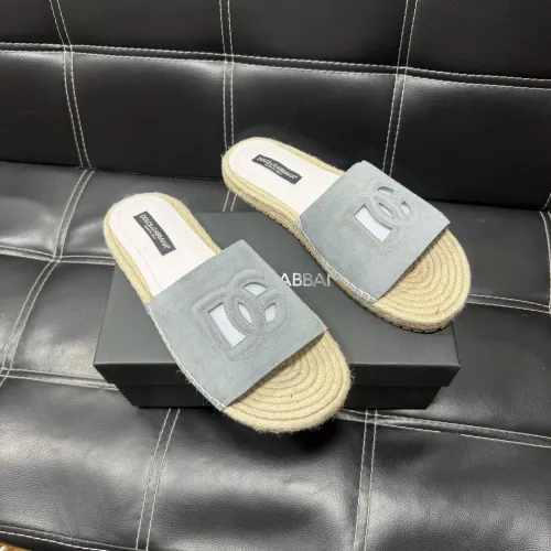 Wholesale Dolce &amp; Gabbana D&amp;G Slippers For Men #1455521 $60.00 USD, Wholesale Quality Replica Dolce &amp; Gabbana D&amp;G Slippers