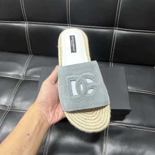 Replica Dolce & Gabbana D&G Slippers For Men #1455521 $60.00 USD for Wholesale