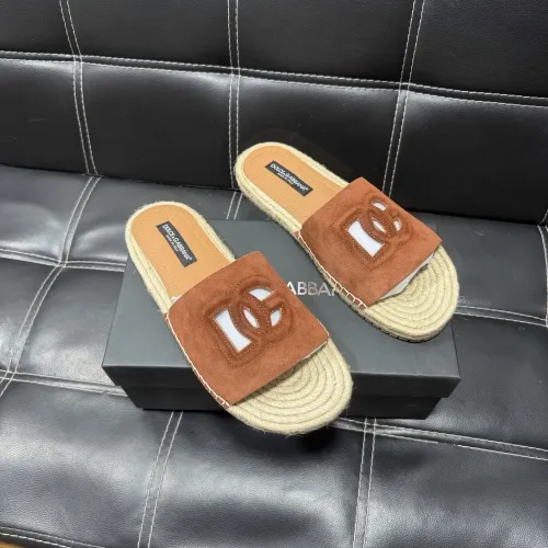 Wholesale Dolce &amp; Gabbana D&amp;G Slippers For Men #1455522 $60.00 USD, Wholesale Quality Replica Dolce &amp; Gabbana D&amp;G Slippers