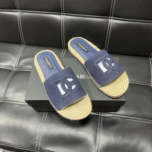 Wholesale Dolce &amp; Gabbana D&amp;G Slippers For Men #1455523 $60.00 USD, Wholesale Quality Replica Dolce &amp; Gabbana D&amp;G Slippers