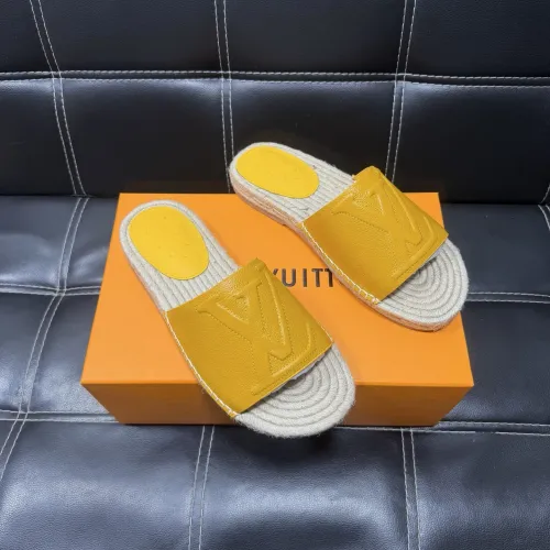 Wholesale Louis Vuitton Slippers For Men #1455527 $60.00 USD, Wholesale Quality Replica Louis Vuitton Slippers