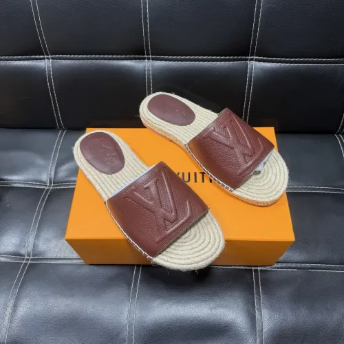 Wholesale Louis Vuitton Slippers For Men #1455528 $60.00 USD, Wholesale Quality Replica Louis Vuitton Slippers