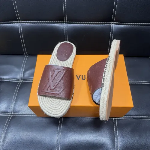 Replica Louis Vuitton Slippers For Men #1455528 $60.00 USD for Wholesale