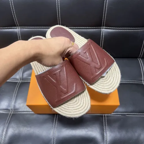 Replica Louis Vuitton Slippers For Men #1455528 $60.00 USD for Wholesale