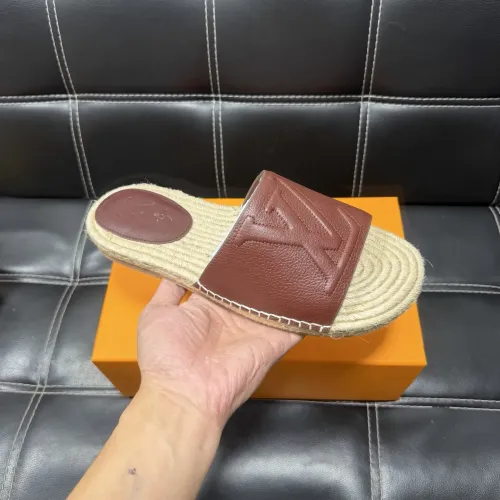 Replica Louis Vuitton Slippers For Men #1455528 $60.00 USD for Wholesale