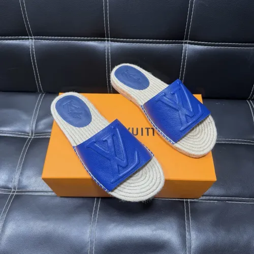 Wholesale Louis Vuitton Slippers For Men #1455529 $60.00 USD, Wholesale Quality Replica Louis Vuitton Slippers