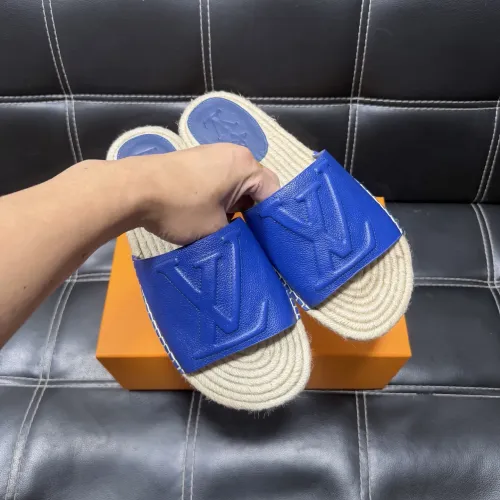 Replica Louis Vuitton Slippers For Men #1455529 $60.00 USD for Wholesale