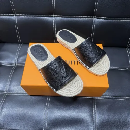 Wholesale Louis Vuitton Slippers For Men #1455530 $60.00 USD, Wholesale Quality Replica Louis Vuitton Slippers