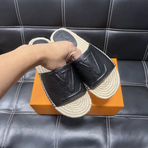 Replica Louis Vuitton Slippers For Men #1455530 $60.00 USD for Wholesale