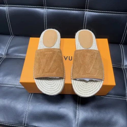 Replica Louis Vuitton Slippers For Men #1455531 $60.00 USD for Wholesale