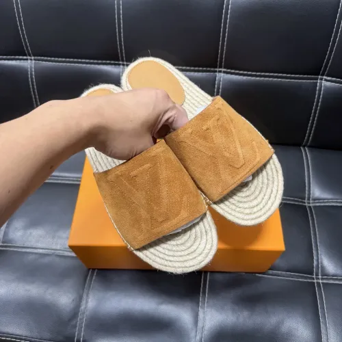 Replica Louis Vuitton Slippers For Men #1455531 $60.00 USD for Wholesale