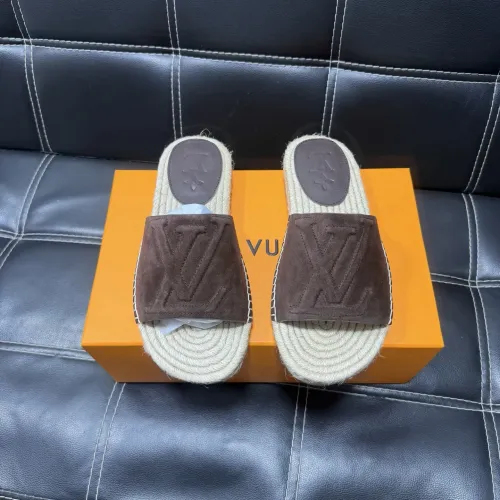 Replica Louis Vuitton Slippers For Men #1455532 $60.00 USD for Wholesale