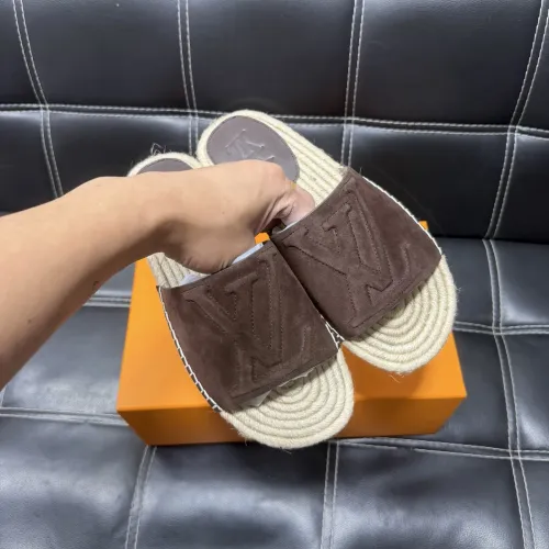 Replica Louis Vuitton Slippers For Men #1455532 $60.00 USD for Wholesale