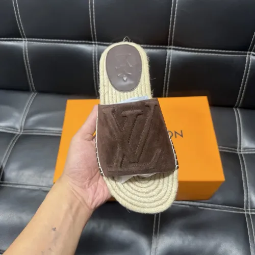 Replica Louis Vuitton Slippers For Men #1455532 $60.00 USD for Wholesale