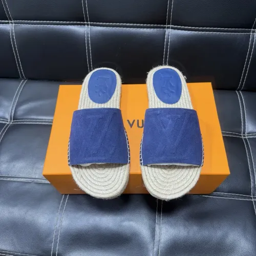 Replica Louis Vuitton Slippers For Men #1455533 $60.00 USD for Wholesale