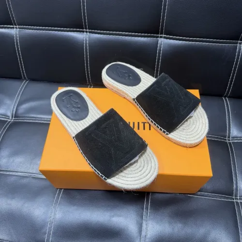 Wholesale Louis Vuitton Slippers For Men #1455534 $60.00 USD, Wholesale Quality Replica Louis Vuitton Slippers