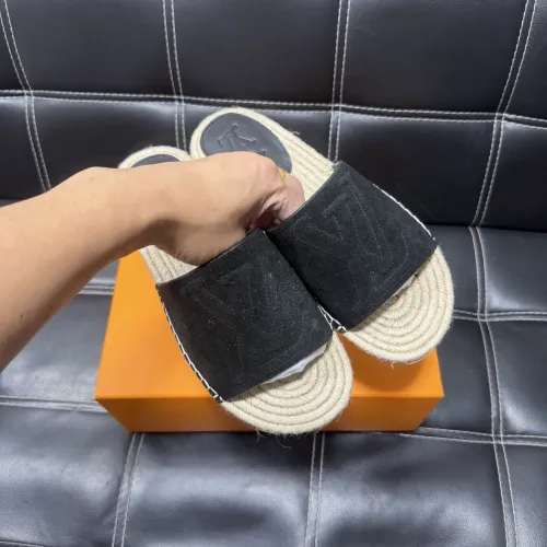 Replica Louis Vuitton Slippers For Men #1455534 $60.00 USD for Wholesale