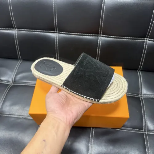 Replica Louis Vuitton Slippers For Men #1455534 $60.00 USD for Wholesale