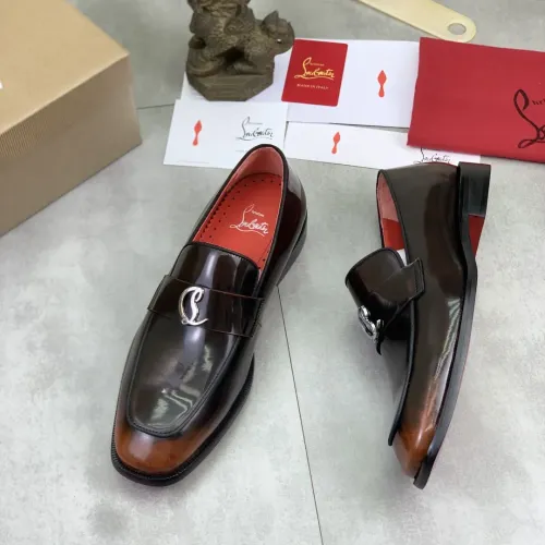 Wholesale Christian Louboutin Leather Shoes For Men #1455583 $100.00 USD, Wholesale Quality Replica Christian Louboutin Leather Shoes