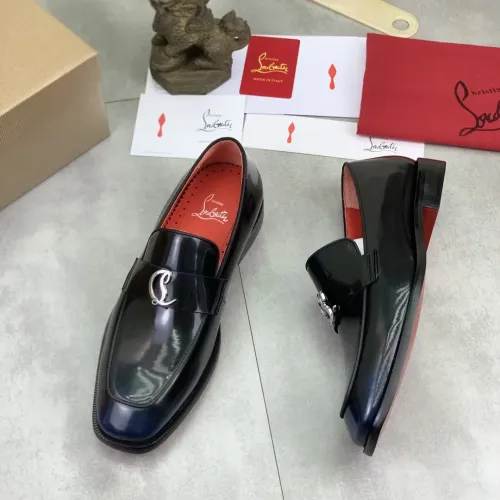 Wholesale Christian Louboutin Leather Shoes For Men #1455584 $100.00 USD, Wholesale Quality Replica Christian Louboutin Leather Shoes